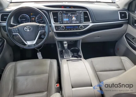 2019 Toyota Highlander Hybrid Limited из США, поврежденный, VIN 5TDDGRFH1KS070900